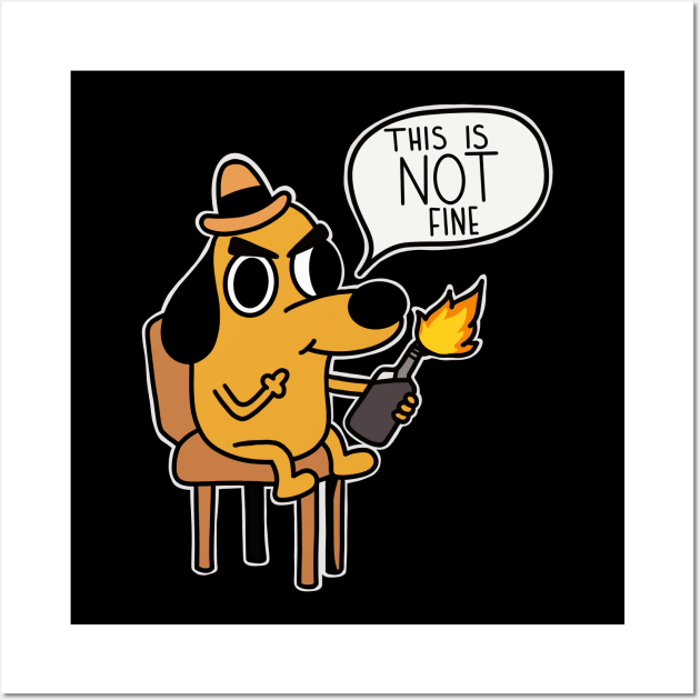 This is NOT fine! Wall Art by alexhefe